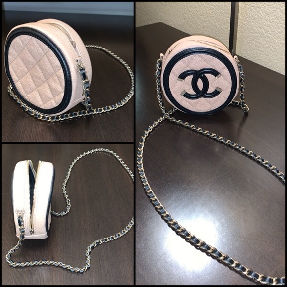 CHANEL Caviar Quilted Round Filigree Crossbody - Picture 2 of 5
